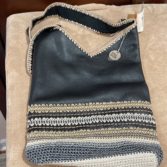 The Sak “Back to Bali” Large Cross Body/Hobo Style Bag - Brand New with Tags - Picture 2 of 15
